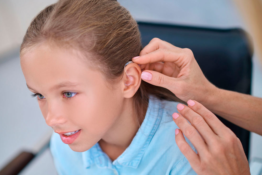 adaptacion de audifono RIE a niña pre adolescente